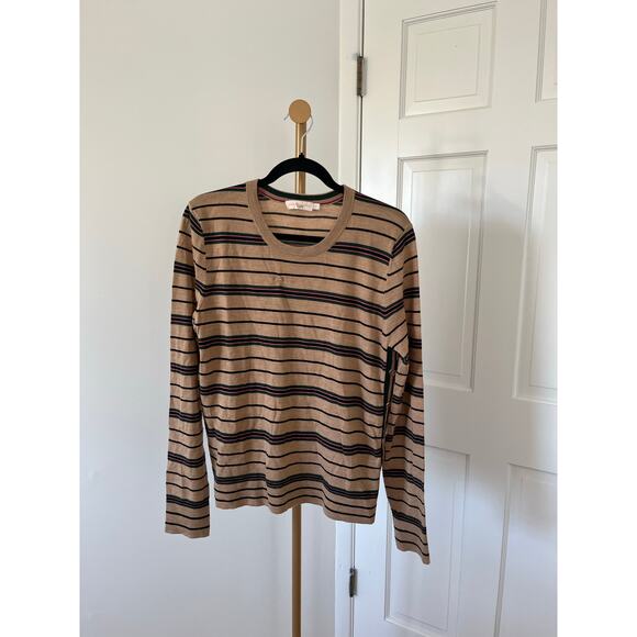 Tory Burch Striped Madeline Pullover - Picture 4 of 13